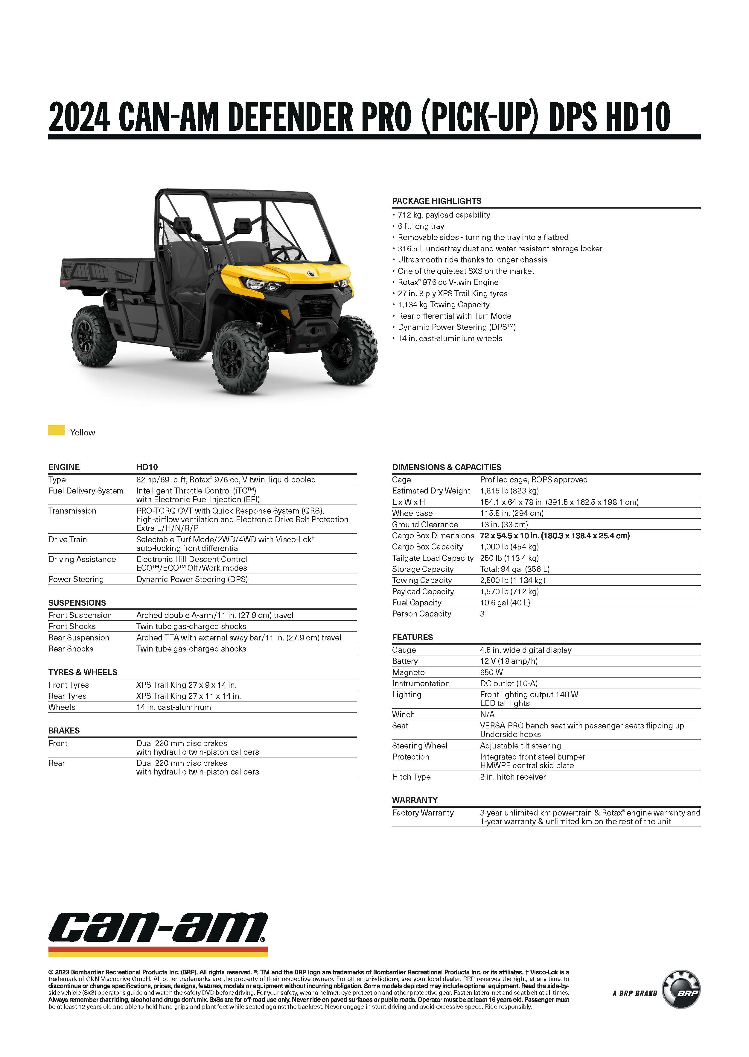 2023 Defender Pro DPS HD10 - 3